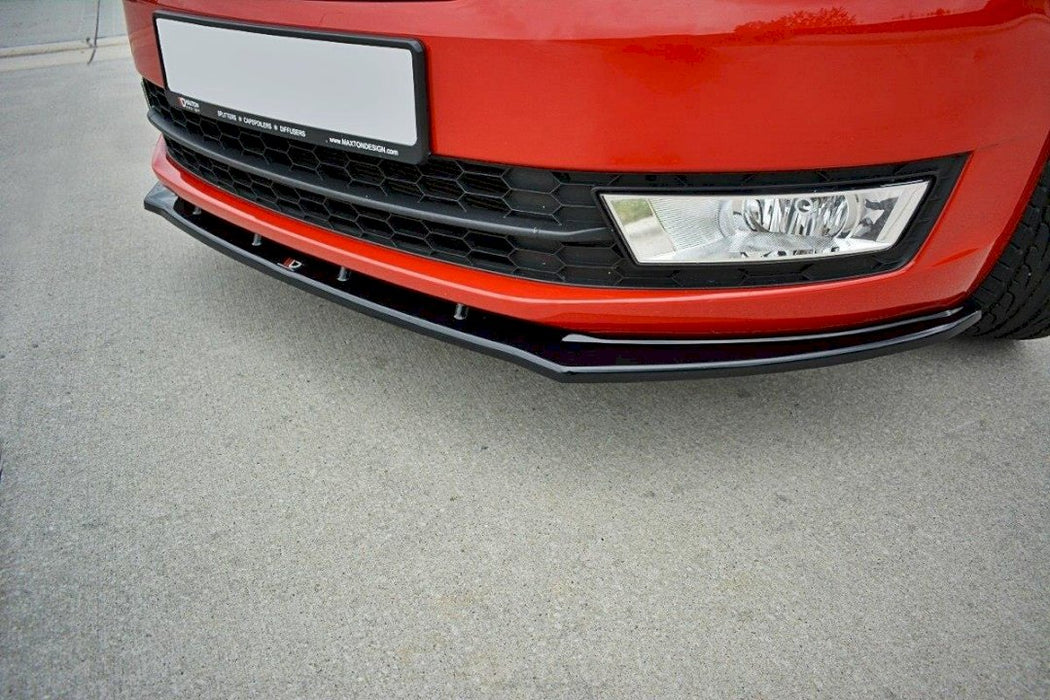 FRONT SPLITTER V2 SKODA RAPID