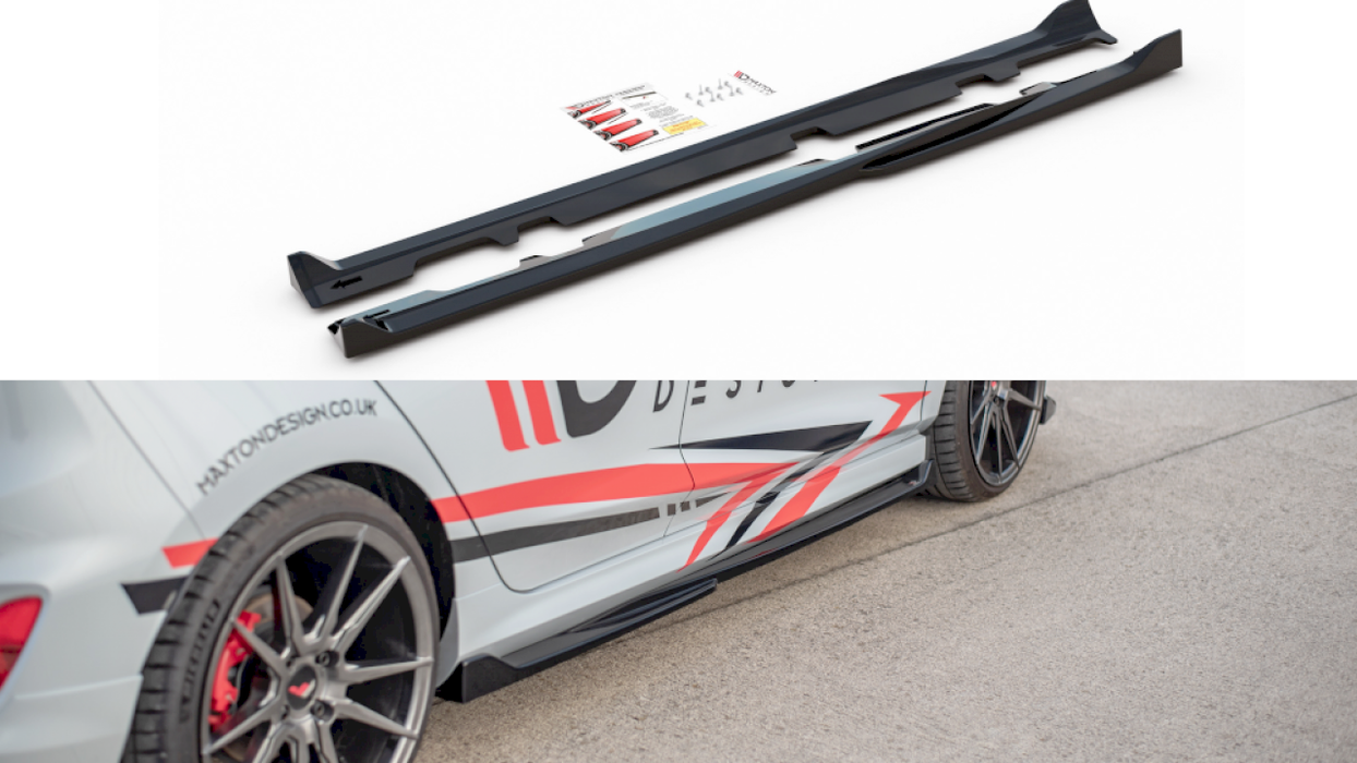SIDE SKIRTS DIFFUSERS V3 FORD FIESTA ST MK8 (2018-)
