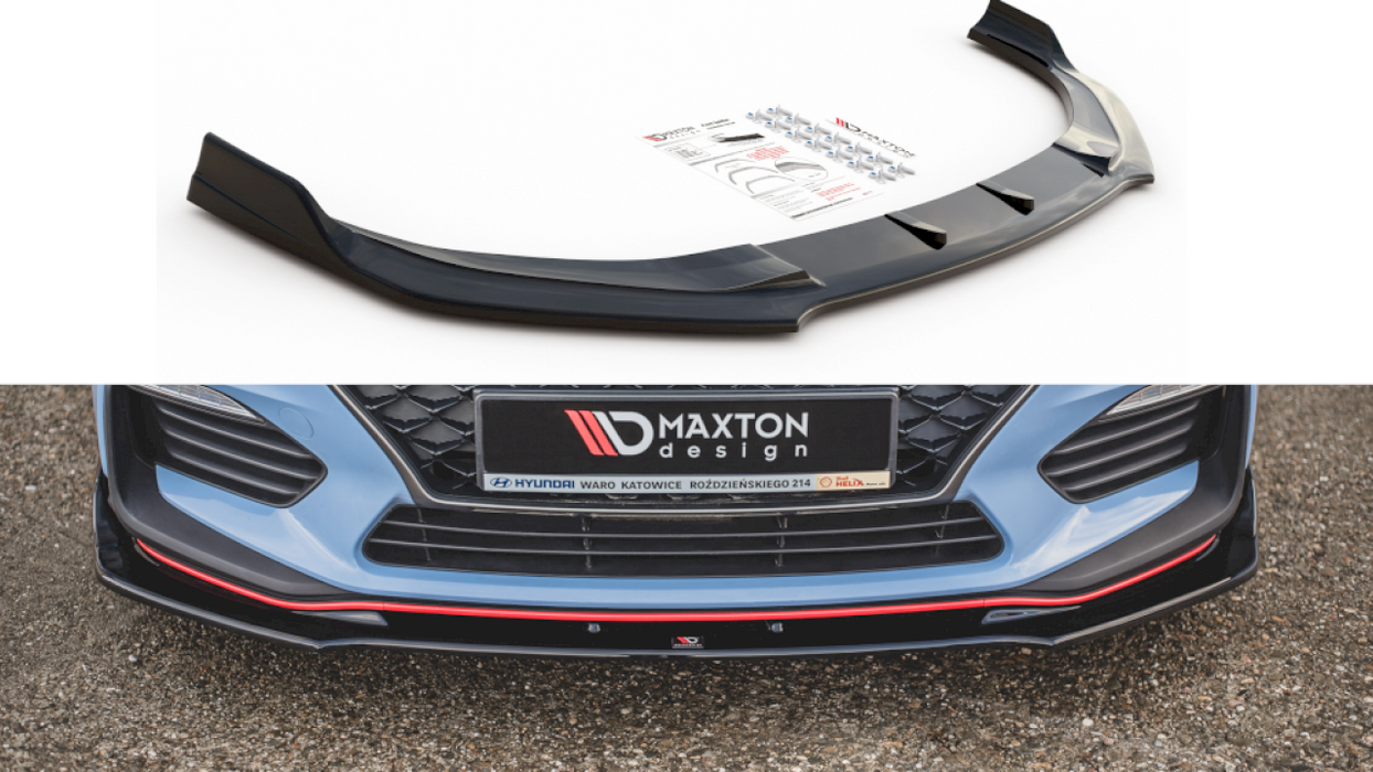 FRONT SPLITTER V.3 HYUNDAI I30 N MK3 HATCHBACK/ FASTBACK (2017-)