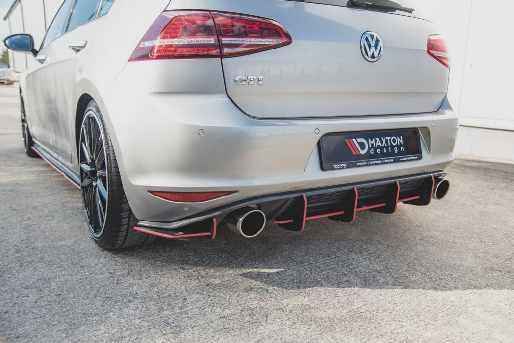 MAXTON RACING REAR DIFFUSER V.1 VW GOLF MK 7 GTI 2013-2016