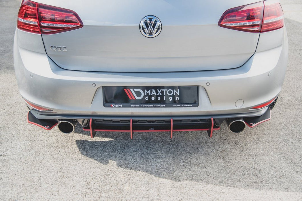 MAXTON RACING REAR DIFFUSER V.2 VW GOLF MK 7 GTI 2013-2016