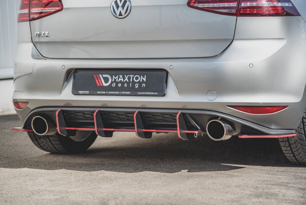 MAXTON RACING REAR DIFFUSER V.2 VW GOLF MK 7 GTI 2013-2016