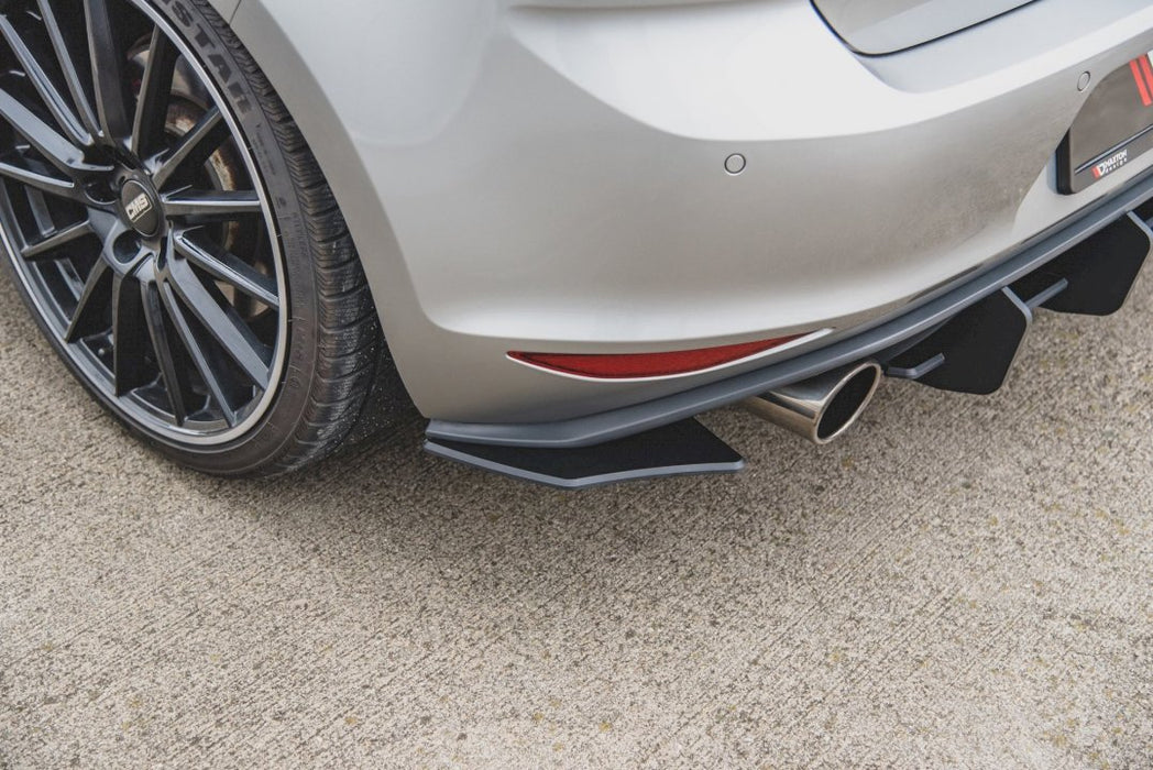 MAXTON RACING REAR SIDE SPLITTERS V.2 VW GOLF MK7 GTI