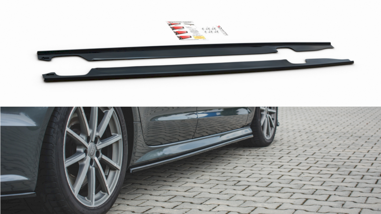 SIDE SKIRT DIFFUSERS AUDI S6/ A6 S-LINE C7 FACELIFT