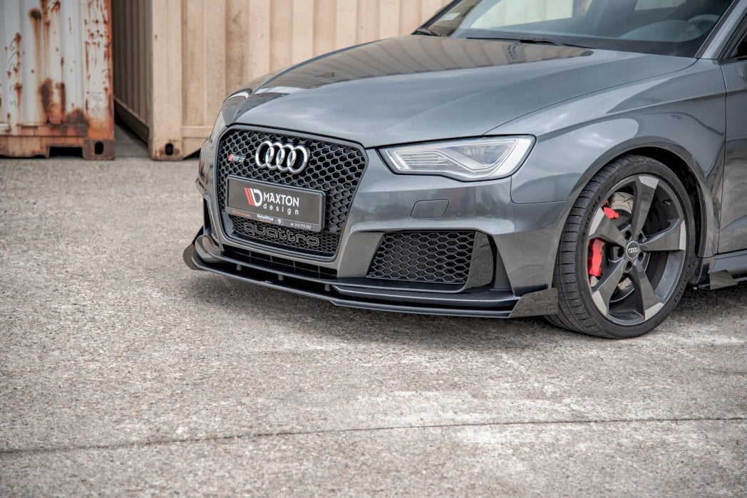 RACING FRONT SPLITTER +FLAPS AUDI RS3 8V SPORTBACK (2015-2016)