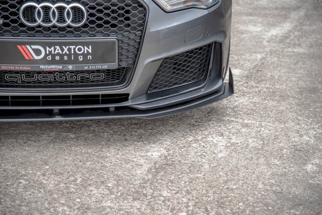 RACING FRONT SPLITTER +FLAPS AUDI RS3 8V SPORTBACK (2015-2016)