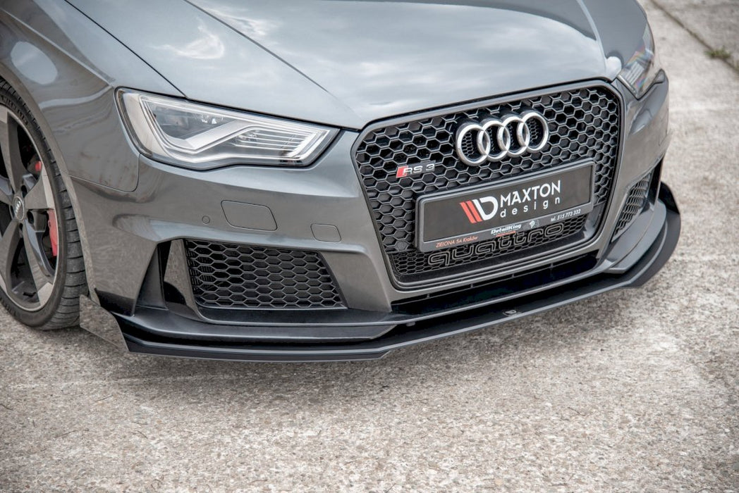 RACING FRONT SPLITTER +FLAPS AUDI RS3 8V SPORTBACK (2015-2016)