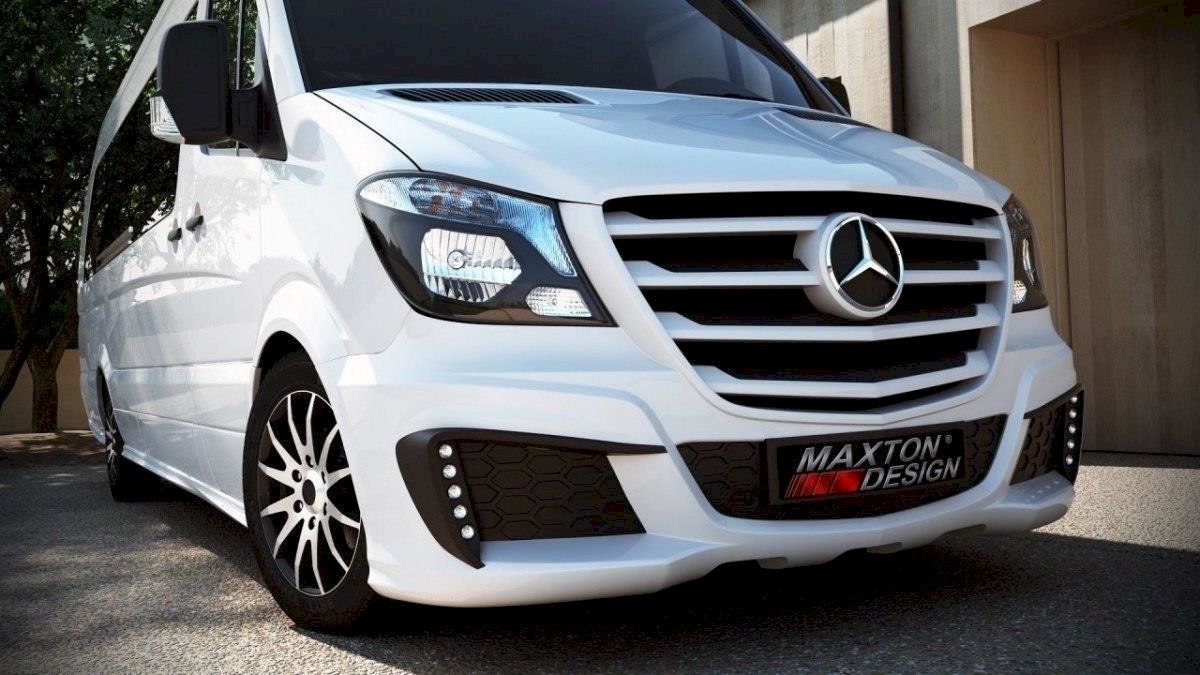 FRONT BUMPER MERCEDES SPRINTER 2013-UP (+ SEPARATE GRILL)