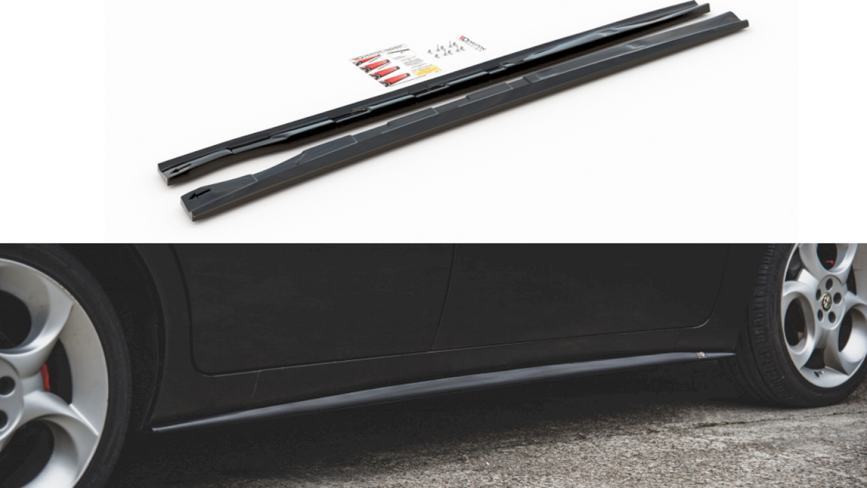 SIDE SKIRTS DIFFUSERS ALFA ROMEO 156 FACELIFT (2003-2006)