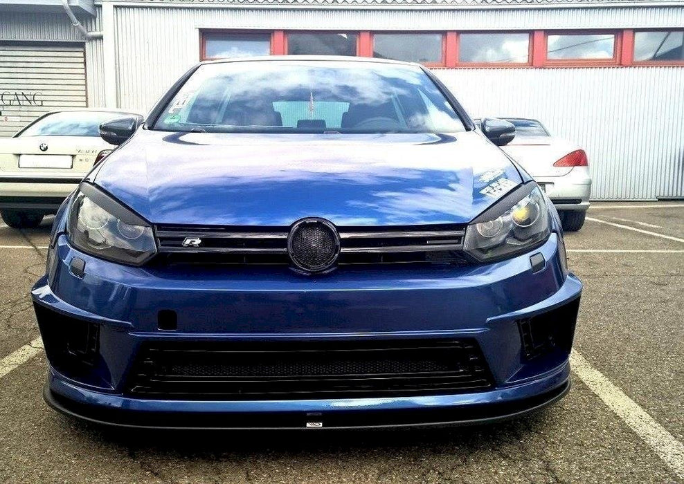 FRONT SPLITTER VW GOLF MK6 (WITH R400 BUMPER) (2008-2012)