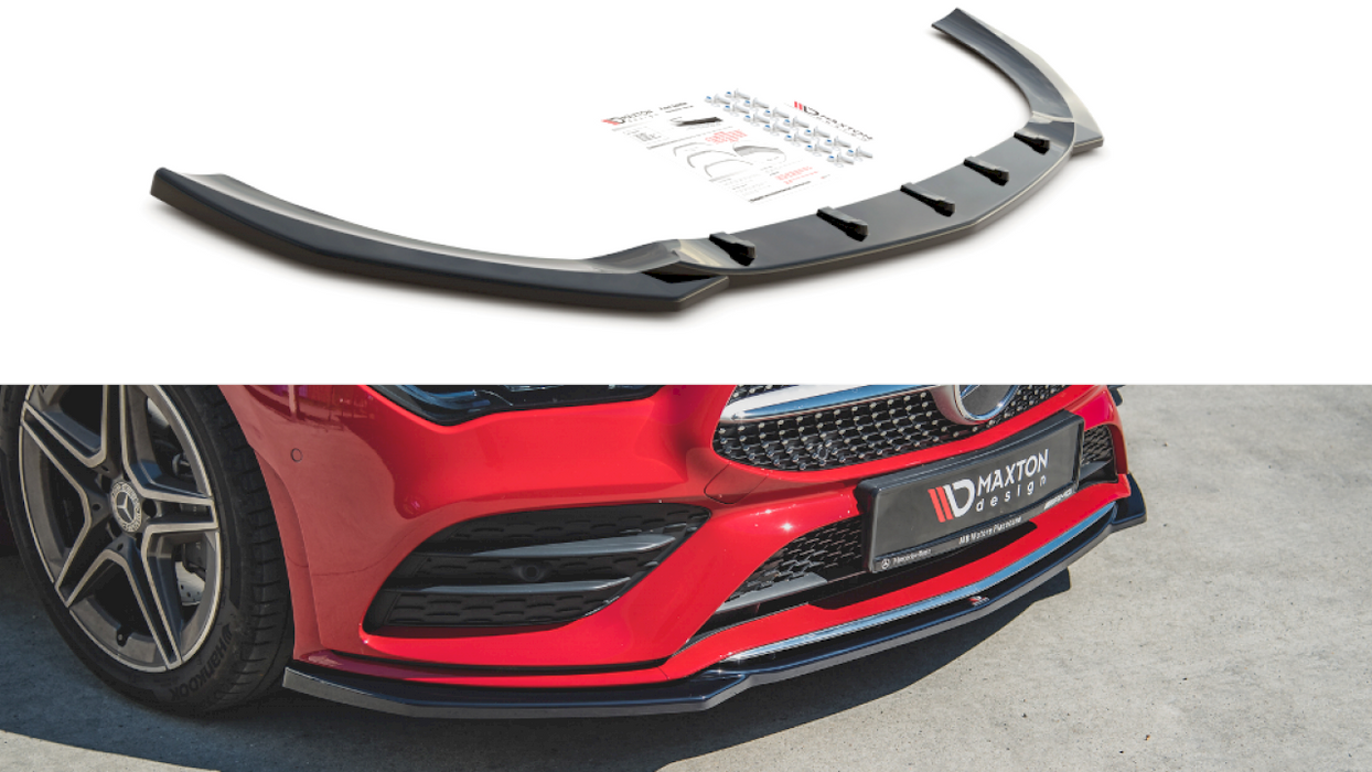 FRONT SPLITTER V.1 MERCEDES-BENZ CLA AMG-LINE C118 (2019-)