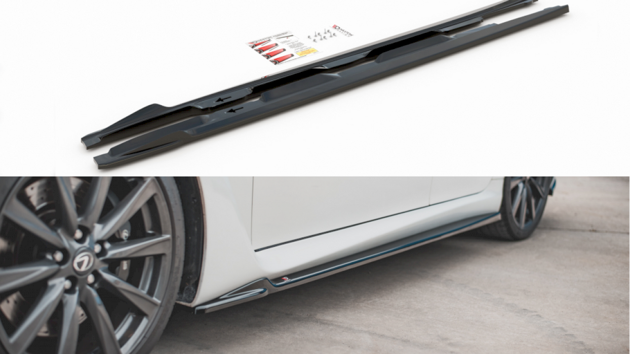 SIDE SKIRTS DIFFUSERS LEXUS IS F MK2 (2007-2013)