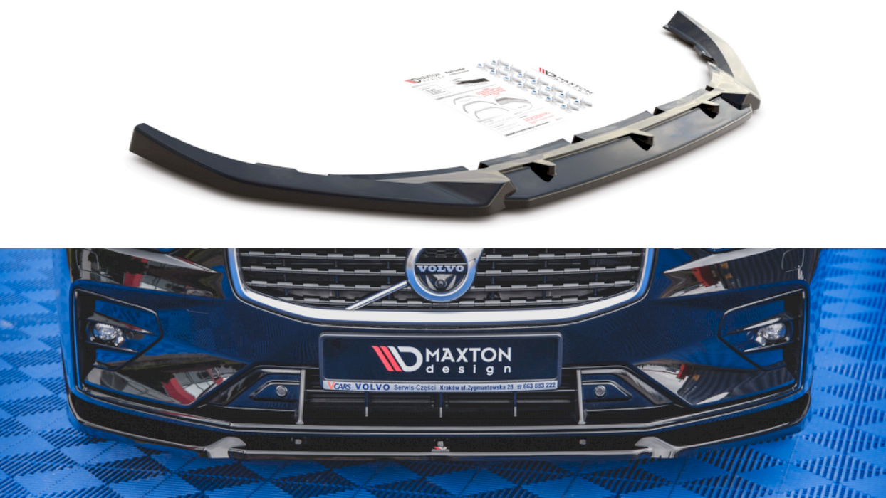 FRONT SPLITTER V.1 VOLVO S60/V60 R-DESIGN MK3 (2018-)