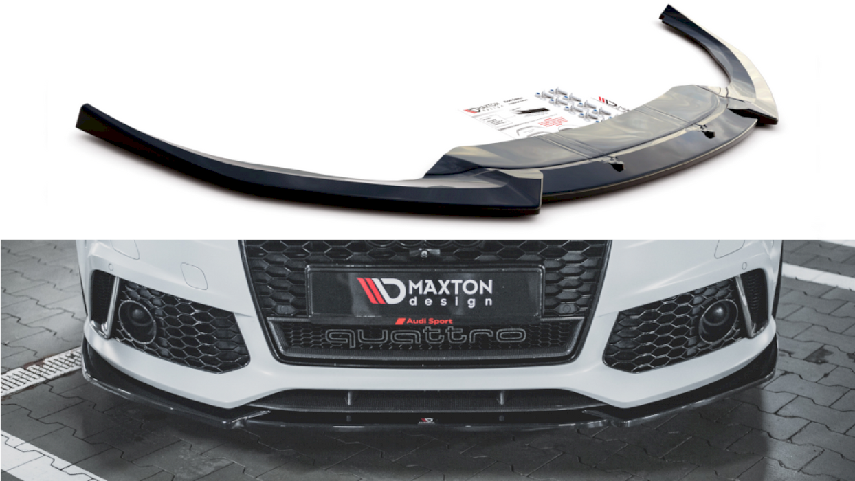 FRONT SPLITTER V4 AUDI RS6 C7 (2013-2017)