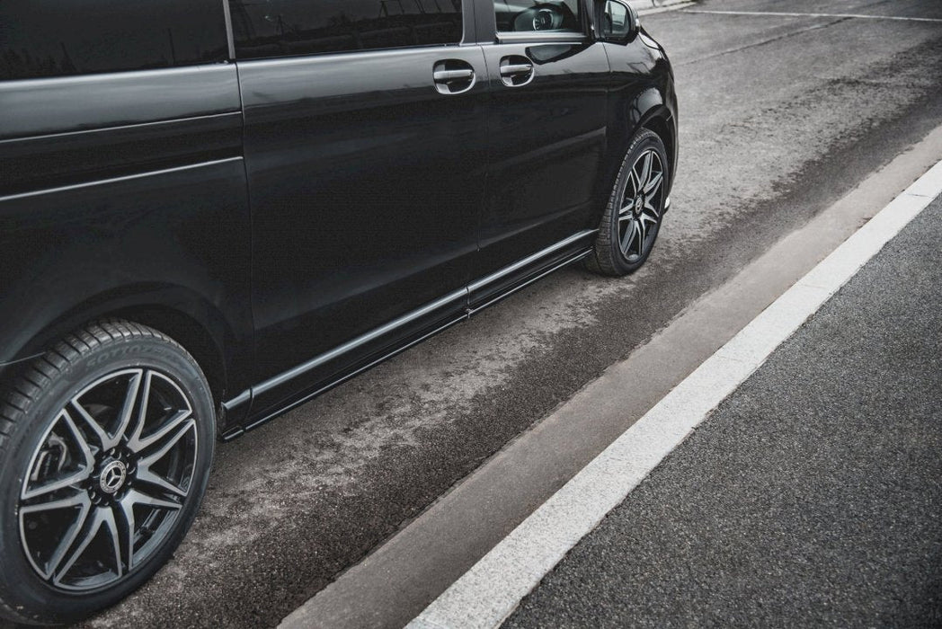 SIDE SKIRTS DIFFUSERS MERCEDES-BENZ V-CLASS AMG-LINE W447 FACELIFT (2019-)