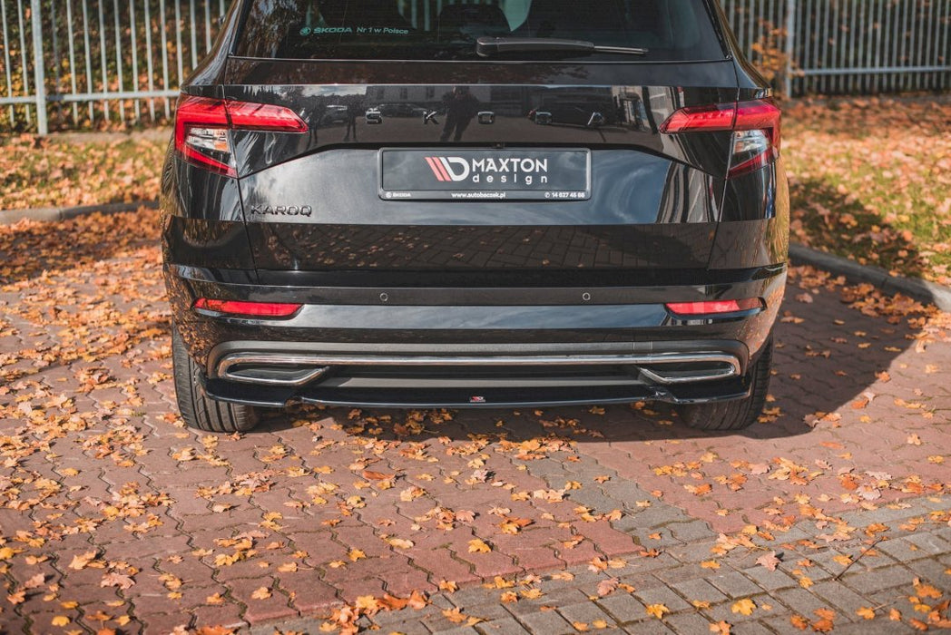 CENTRAL REAR SPLITTER SKODA KAROQ SPORTLINE (2017-)