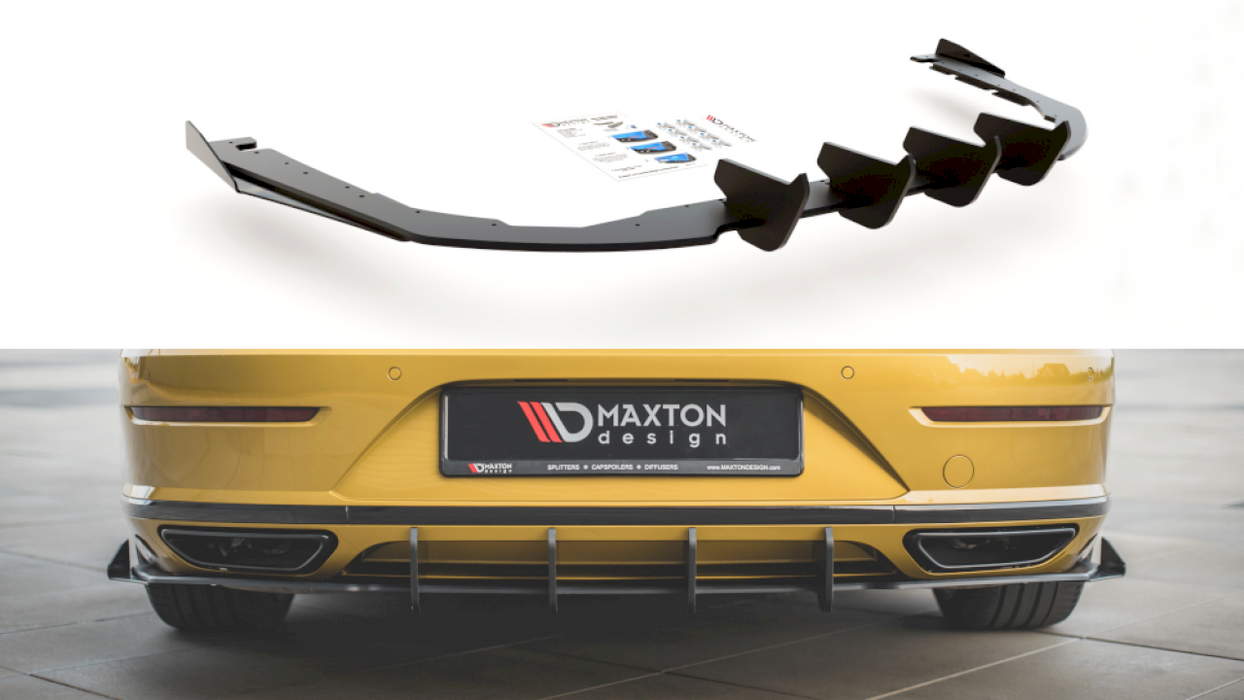 MAXTON RACING REAR VALANCE (+FLAPS) VW ARTEON R-LINE (2017-)