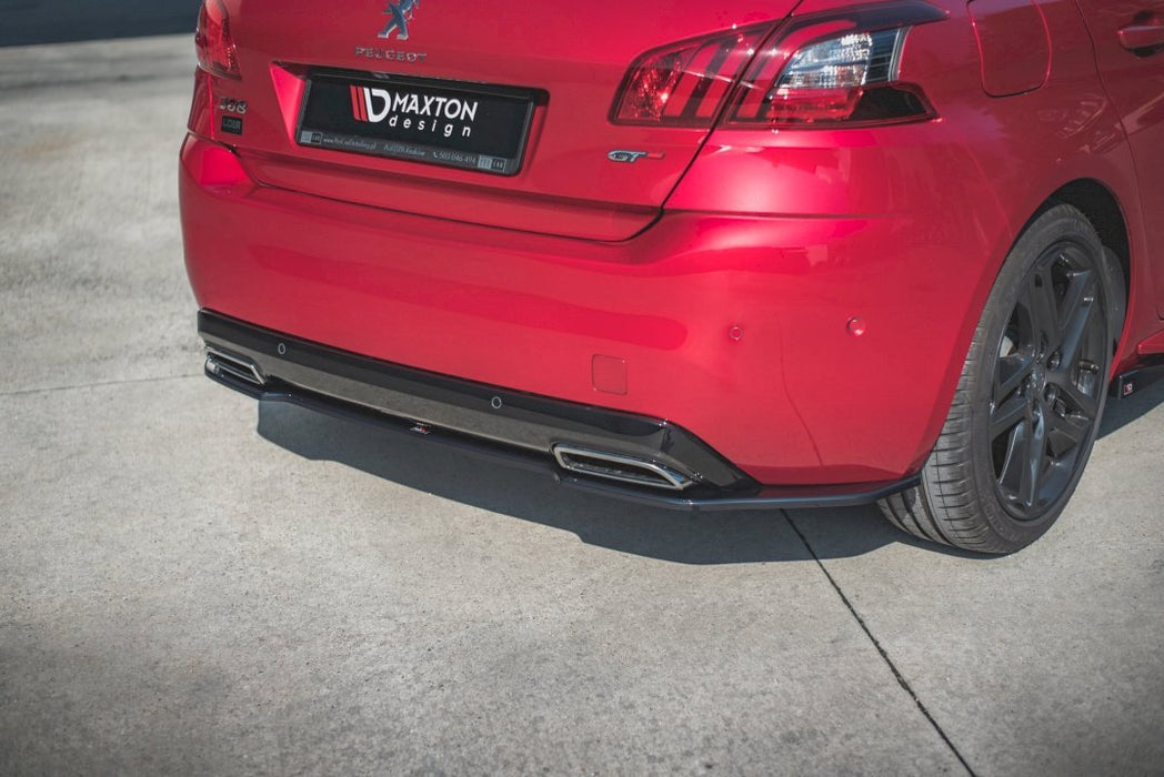 CENTRAL REAR SPLITTER PEUGEOT 308 GT MK2 FACELIFT (2017-)