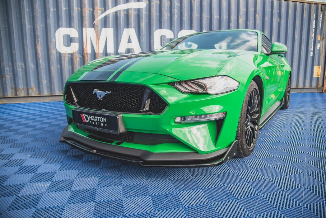 FRONT SPLITTER V.2 + FLAPS FORD MUSTANG GT MK6 FACELIFT