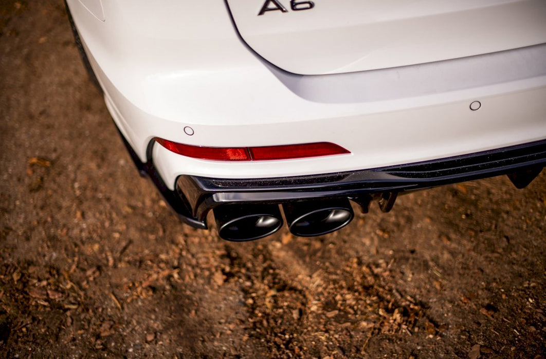 REAR VALANCE + EXHAUST ENDS IMITATION AUDI A6 C8 S-LINE (2018-)