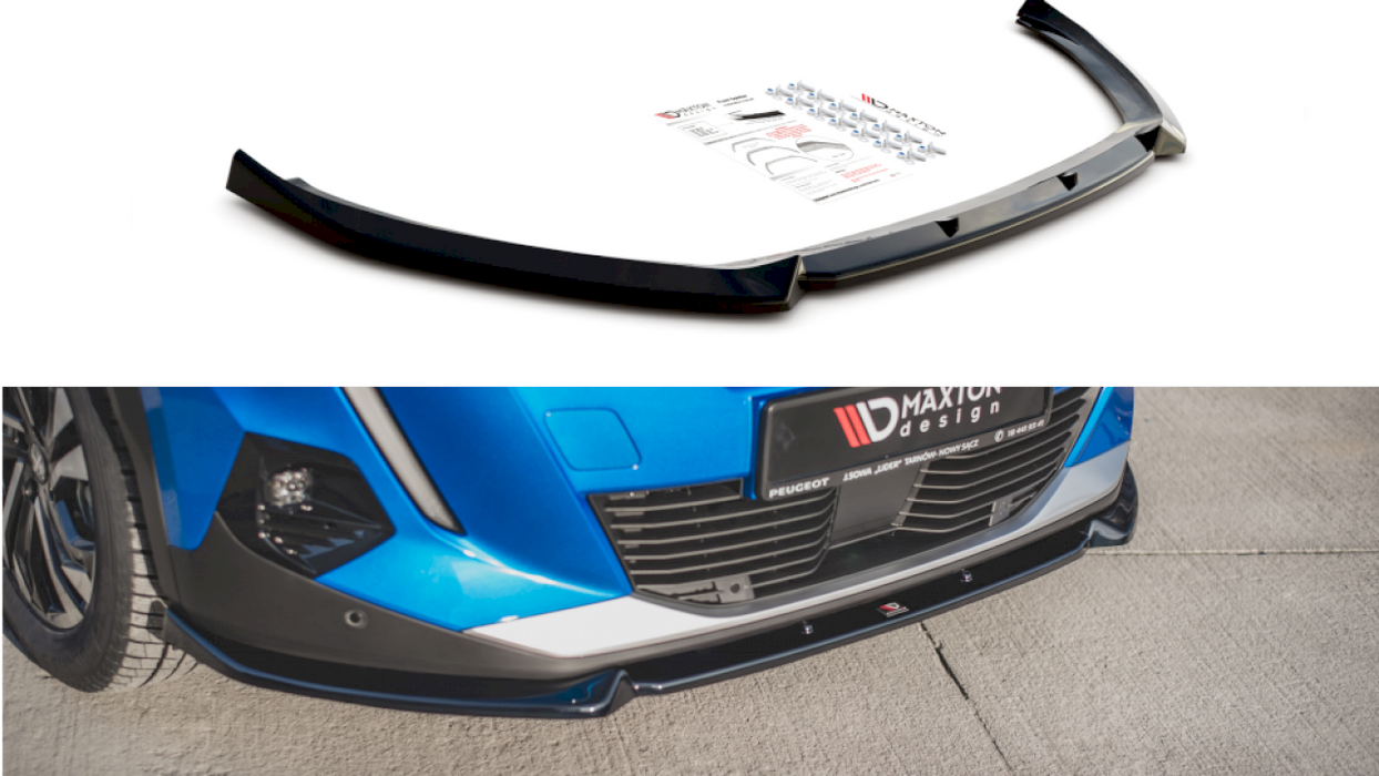 FRONT SPLITTER V1 PEUGEOT 2008 MK2 (2019-)