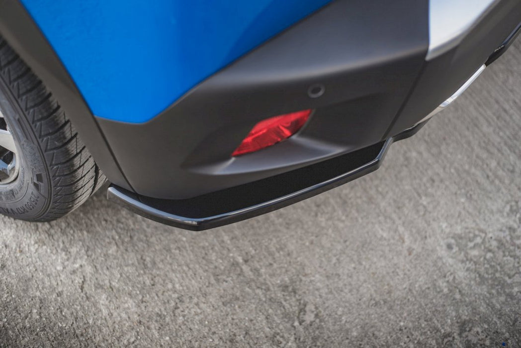 CENTRAL REAR SPLITTER (W/ VERTICAL BARS) PEUGEOT 2008 MK2 (2019-)