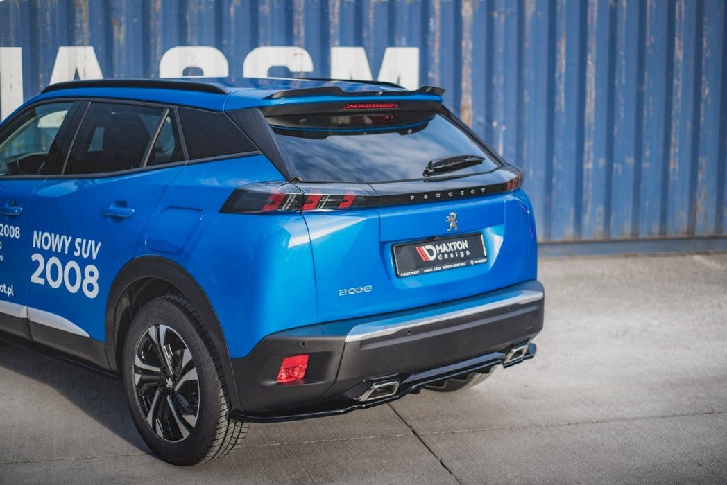 CENTRAL REAR SPLITTER (W/ VERTICAL BARS) PEUGEOT 2008 MK2 (2019-)