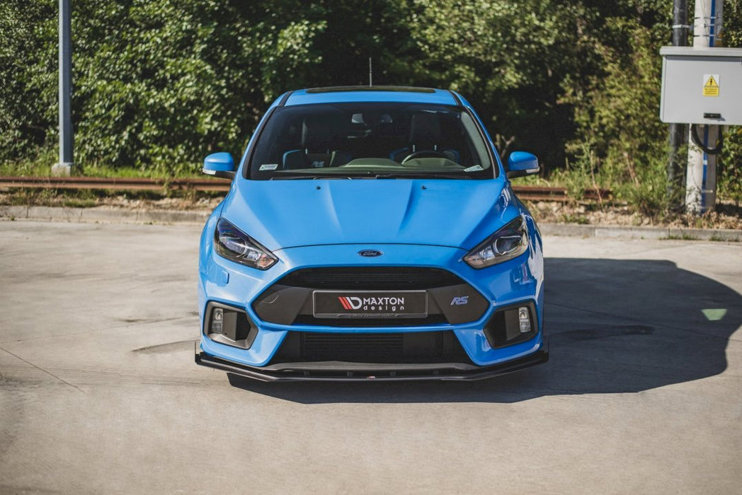 STREET PRO DURABILITY FRONT SPLITTER (+FLAPS) FORD FOCUS RS MK3 (2015-2018)