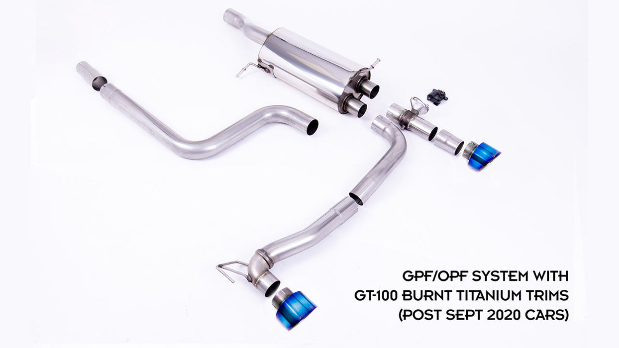 REAR DIFFUSER + MILLTEK GPF/OPF BACK EXHAUST SYSTEM - FORD FIESTA MK8 ST (2018-2022)