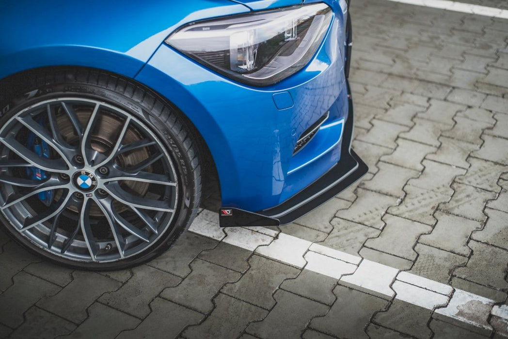 STREET PRO DURABILITY FRONT SPLITTER (+FLAPS) BMW M135I F20 (2011-2015)