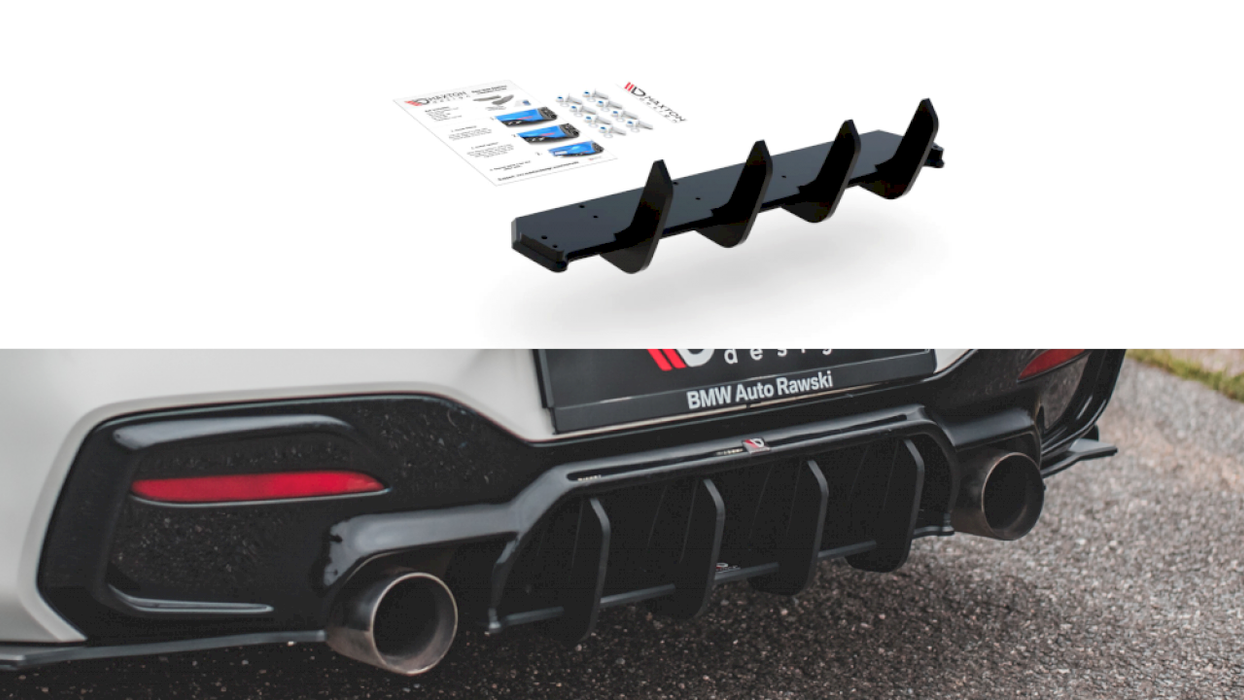 STREET PRO DURABILITY REAR DIFFUSER V4 BMW M140I (2016-2019)