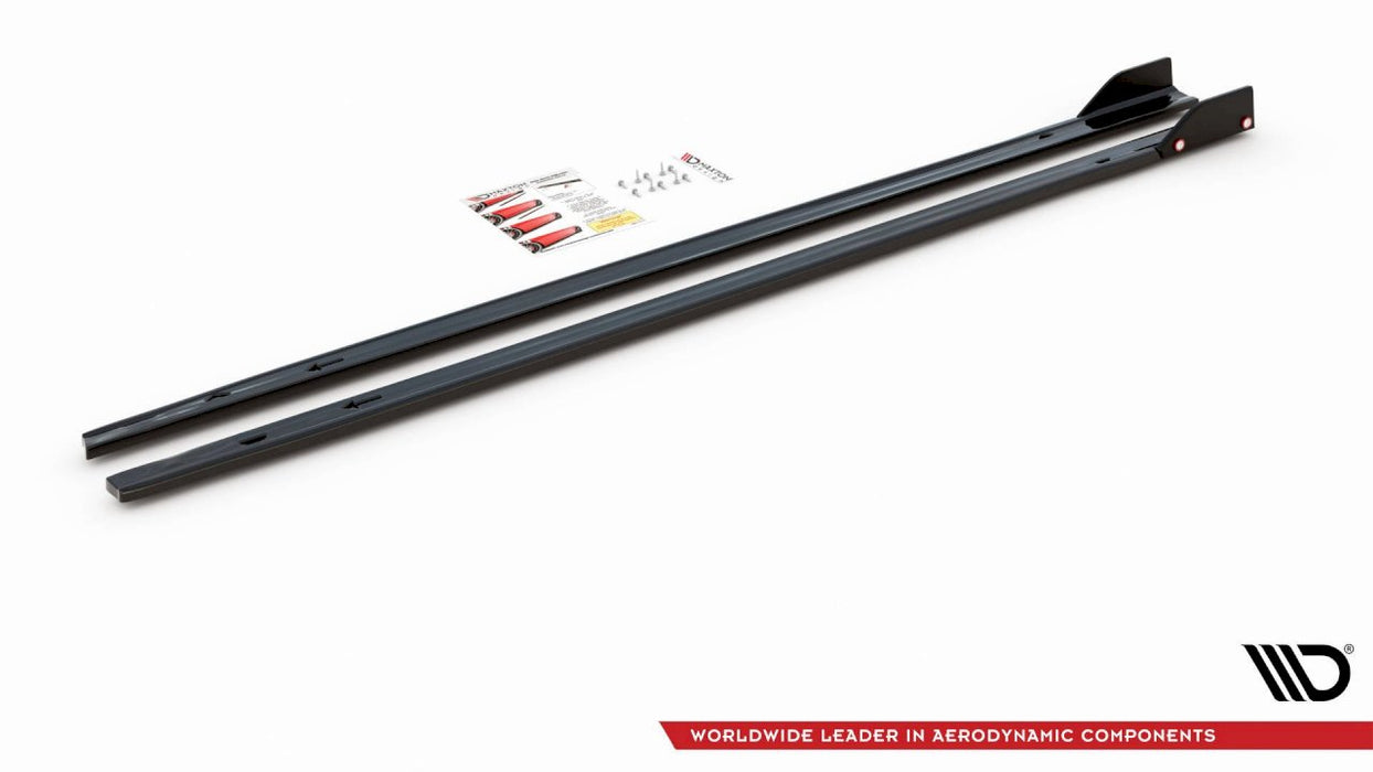 SIDE SKIRTS DIFFUSERS V.2 + FLAPS VW GOLF 8 GTI / GTI CLUBSPORT / R-LINE