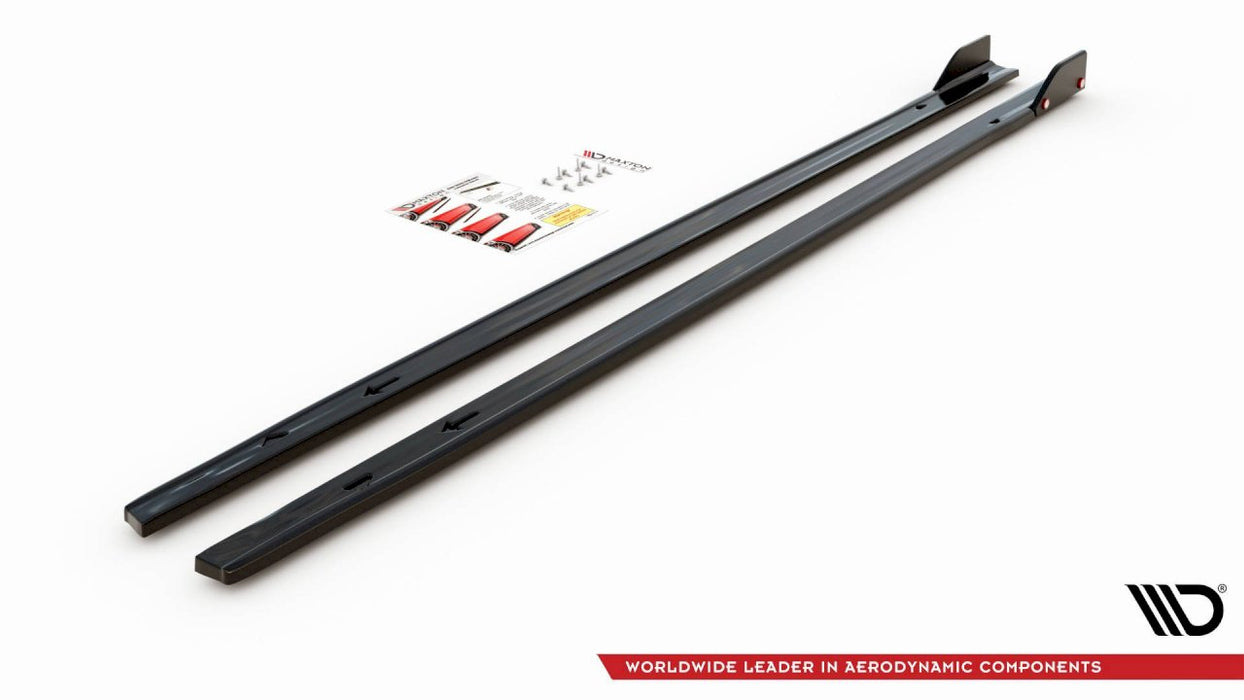 SIDE SKIRTS DIFFUSERS V.2 + FLAPS VW GOLF 8 GTI / GTI CLUBSPORT / R-LINE