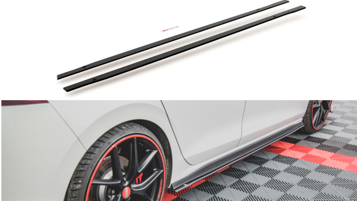 RACING DURABILITY SIDE SKIRTS DIFFUSERS VW GOLF 8 GTI / GTI CLUBSPORT / R-LINE (2020-)