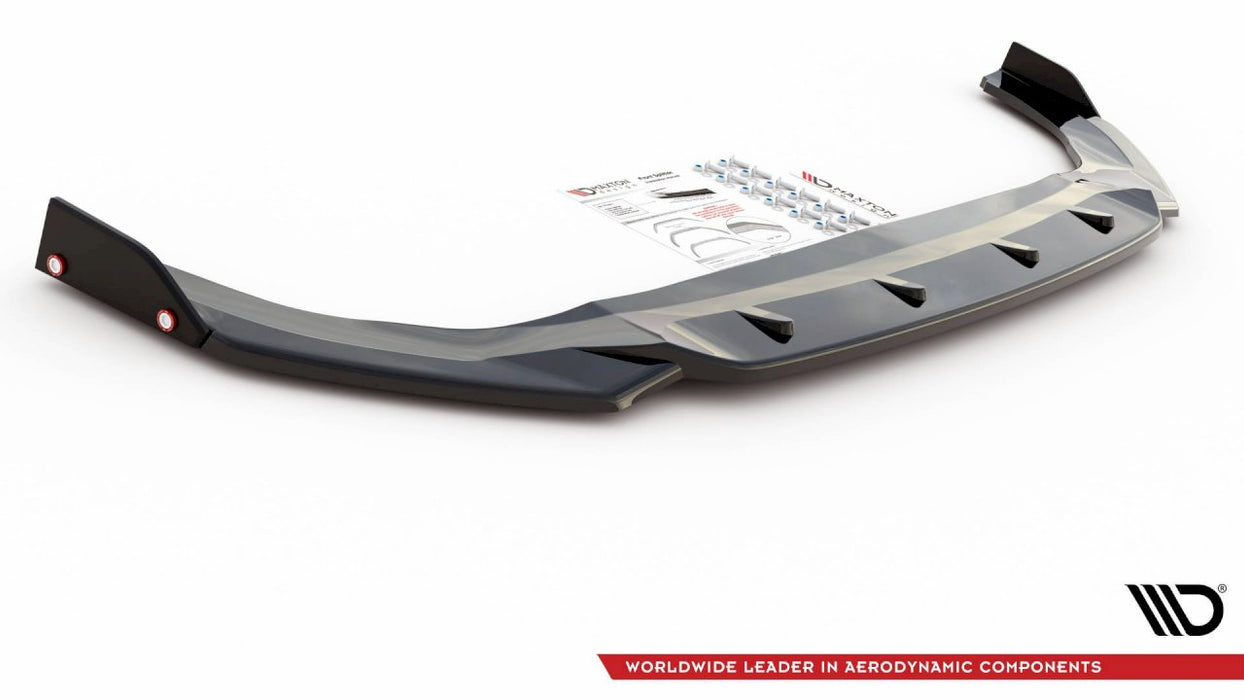 FRONT SPLITTER V.2 + FLAPS VW GOLF 8 GTI / R-LINE