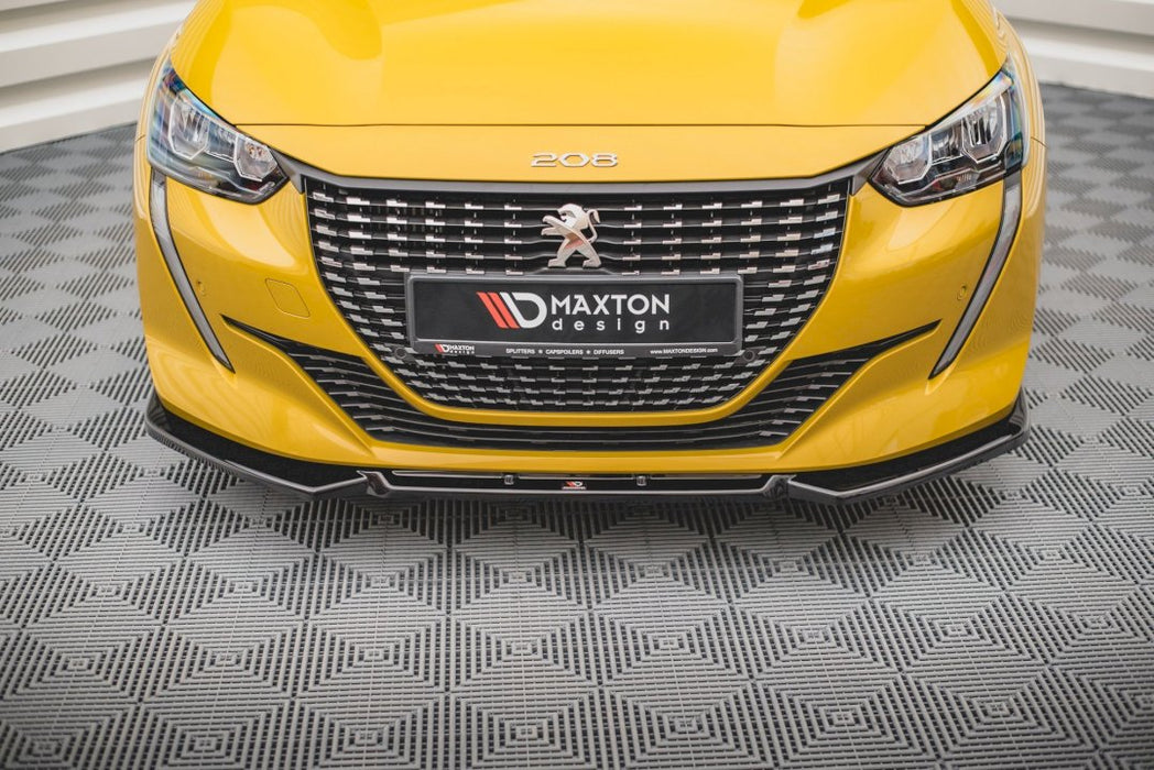 FRONT SPLITTER V1 PEUGEOT 208 MK2 (2019-)