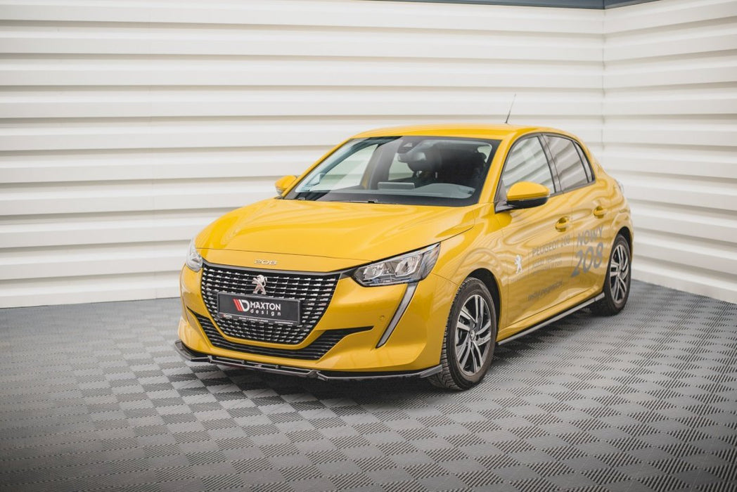 FRONT SPLITTER V1 PEUGEOT 208 MK2 (2019-)