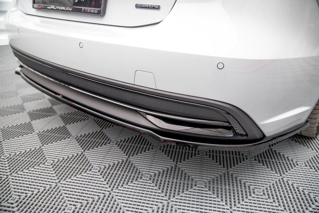 CENTRAL REAR SPLITTER AUDI A7 C8 (2018-)