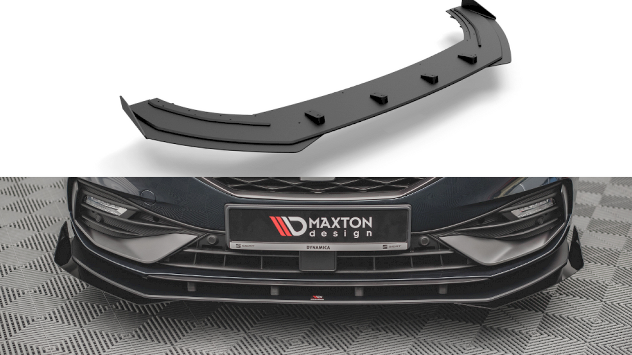 STREET PRO FRONT SPLITTER (+FLAPS) SEAT LEON FR MK4 (2020-)