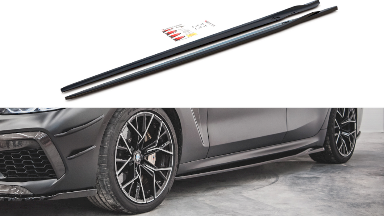 SIDE SKIRTS DIFFUSERS V2 BMW M8 GRAN COUPE F93 (2019-)