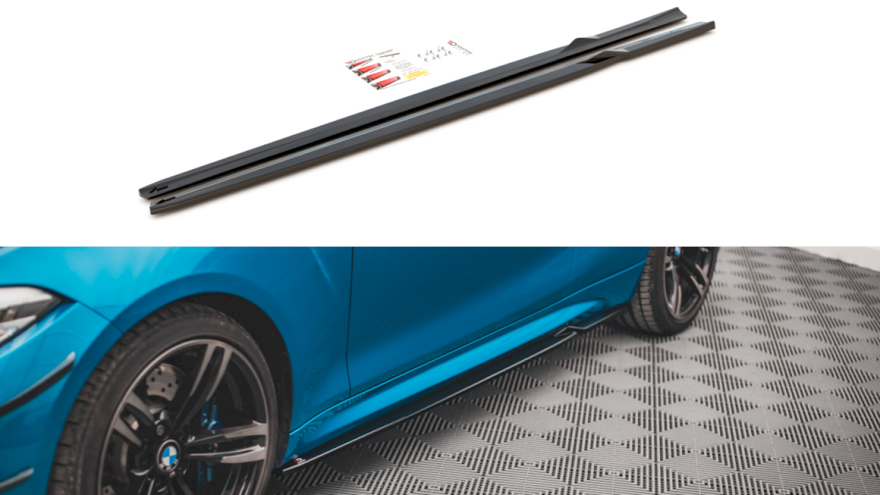 SIDE SKIRTS DIFFUSERS V.2 BMW M2 F87 (2016-2020)