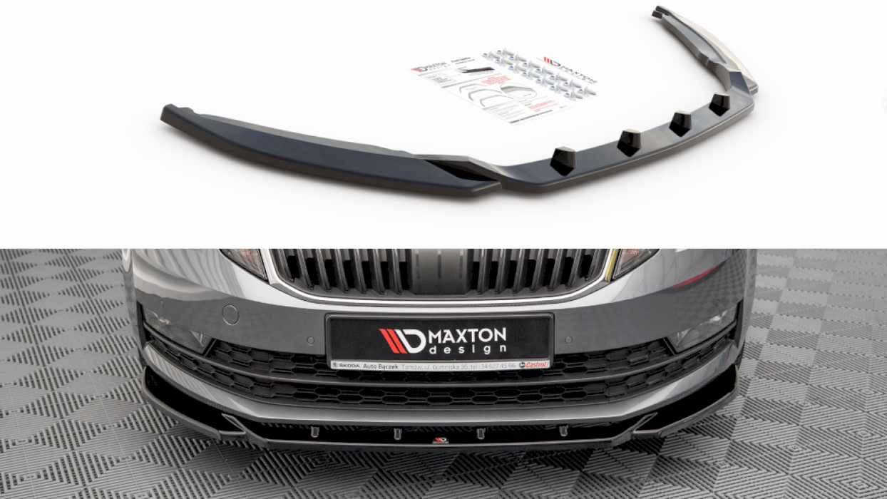 FRONT SPLITTER V.2 SKODA OCTAVIA MK3 FACELIFT (2016-2020)