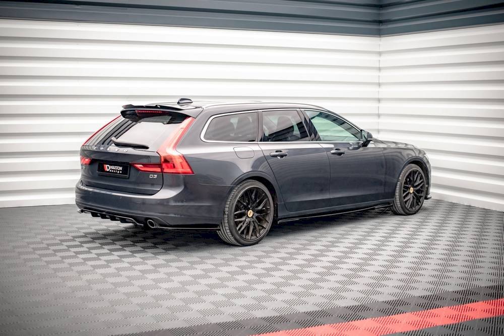 CENTRAL REAR SPLITTER (VERTICAL BARS) VOLVO V90 MK2 (2016-)