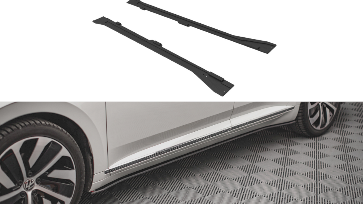 STREET PRO SIDE SKIRTS DIFFUSERS VW ARTEON R-LINE FACELIFT (2020-)