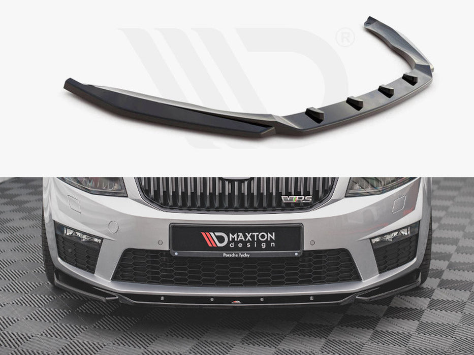 FRONT SPLITTER V.4 SKODA OCTAVIA RS MK3 (2013-2016)