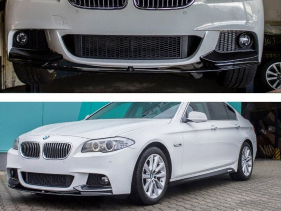 FRONTSPOILER SPORT-PERFORMANCE BLACK MATT BMW 5 SERIES F10 F11 WITH M-PACKAGE (2009-2017)
