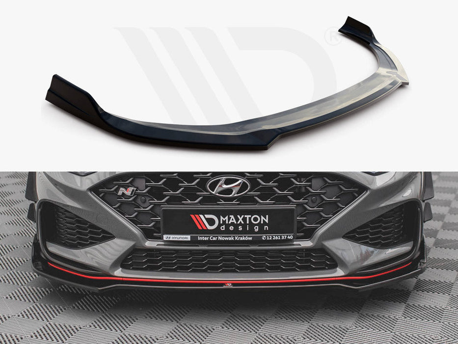 FRONT SPLITTER V.3 HYUNDAI I30 N HATCHBACK/FASTBACK MK3 FACELIFT (2020-)