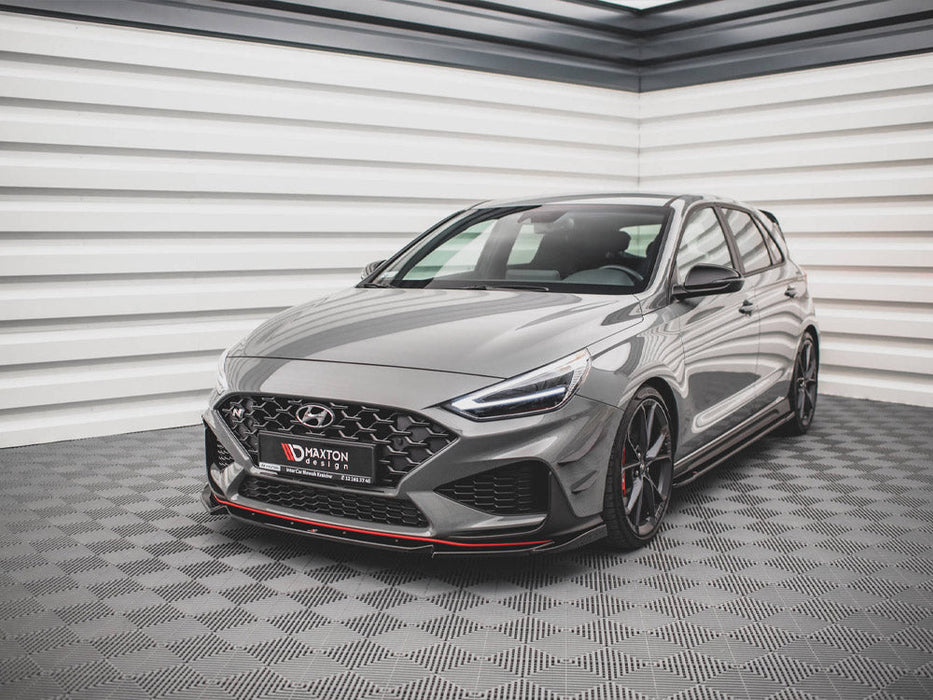 FRONT SPLITTER V.2 HYUNDAI I30 N HATCHBACK/FASTBACK MK3 FACELIFT (2020-)