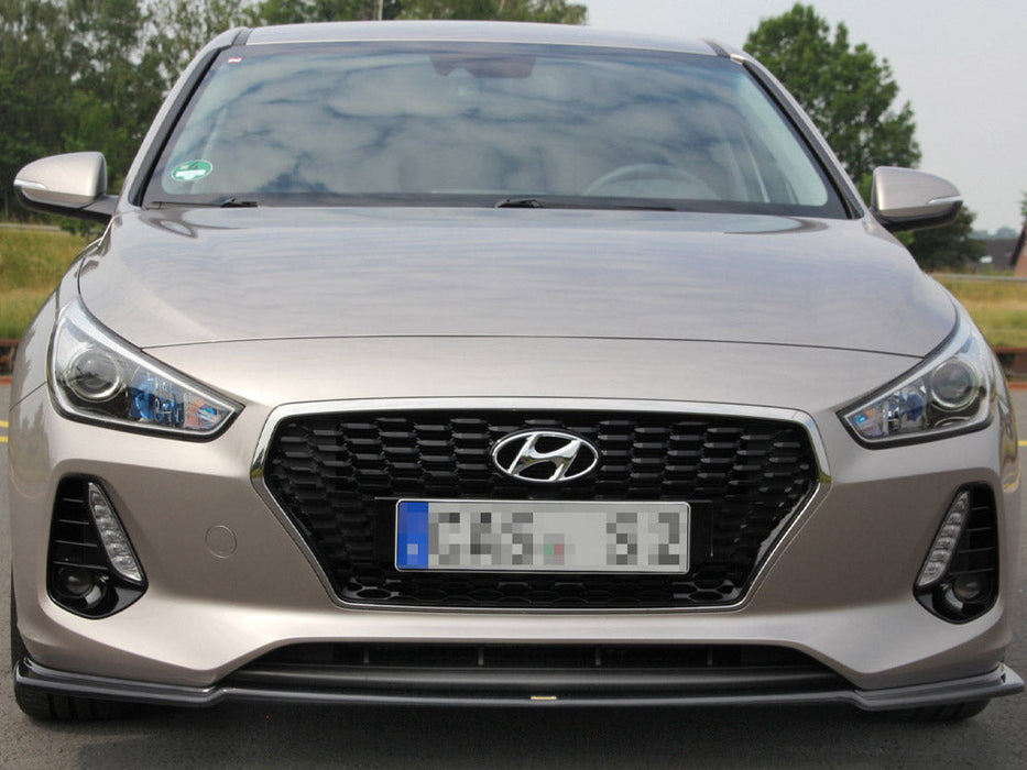 FRONT SPLITTER V.1 HYUNDAI I30 MK3 HATCHBACK (2017-UP)