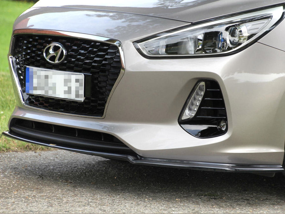 FRONT SPLITTER V.1 HYUNDAI I30 MK3 HATCHBACK (2017-UP)
